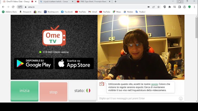 ALLA RICERCA DEL PELATO LIVE OMEGLE ITA