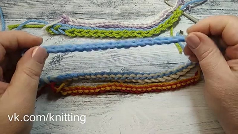 Двухцветный граненый шнур крючком. Two tone faceted crochet