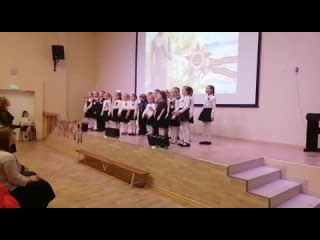 “Катюша“ сводный хор первоклассников и дошкольников