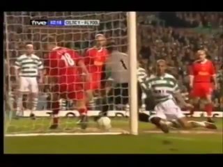 Celtic 1 Liverpool 1 UEFA Cup QF 1st Leg