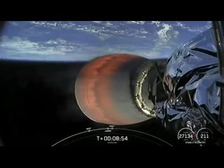 Одиннадцатый успешный полёт ускорителя В1058 Falcon 9