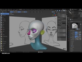 Sculpting a Stylized Face - Detailed Beginners Tutorial - Blender 3