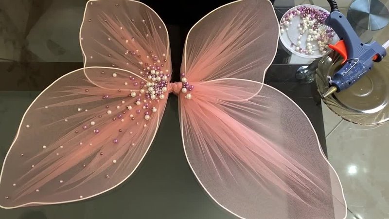 МК крылья для бабочки своими руками Платье бабочка