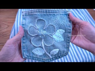 DIY Old Jeans Embroidery