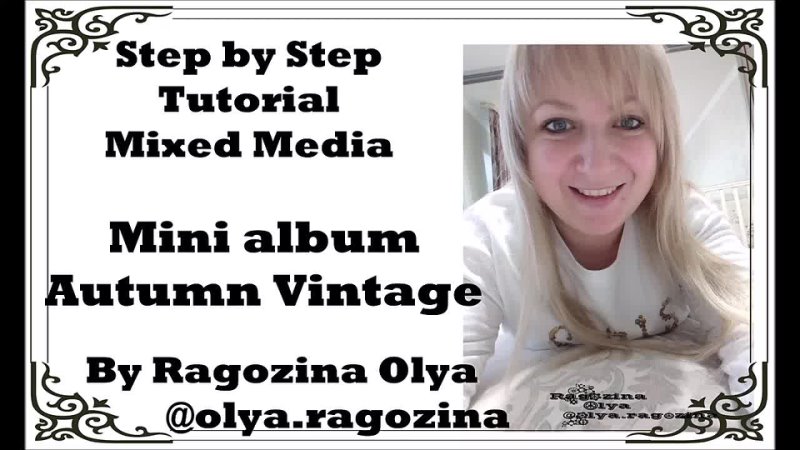 Как сделать мини альбом в винтажном стиле Step By Step Tutorial album