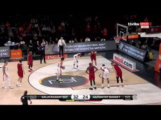 Galatasaray NEF - Gaziantep Basketbol  @BasketbolArsivi