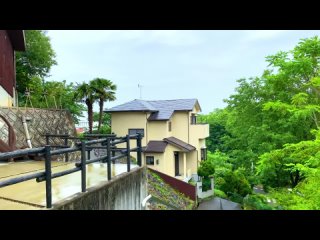 4K Japan Walk - Rainy Day   Hillside Japanese Residential Walking Tour   Modern Japanese Houses