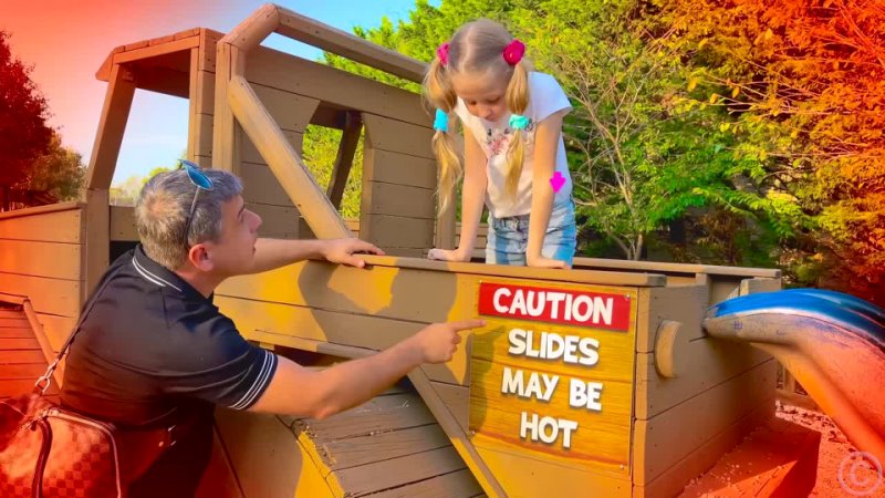 Like Nastya PRT - Nastya segue as regras no parque infantil, coleção de vídeos para crianças