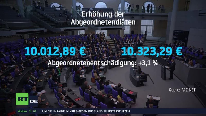 Mehr Geld für Bundestagsabgeordnete