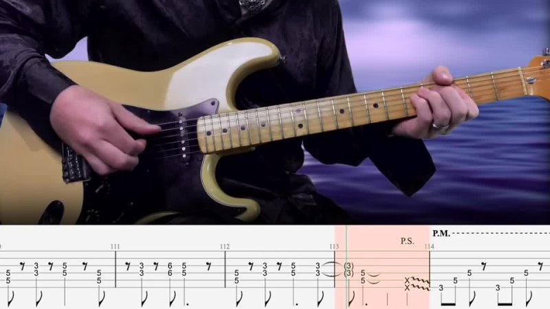 Smoke on the Water Deep Purple Cover Guitar Tab Lesson