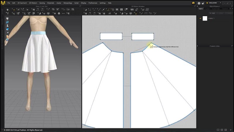 Marvelous Designer Skirts - Flared Skirt