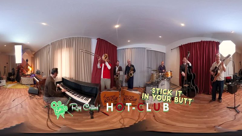 Stick It In Your Butt RAY COLLINS HOT CLUB (Rocket Sound Lab, 360 VR) BOPFLIX sessions