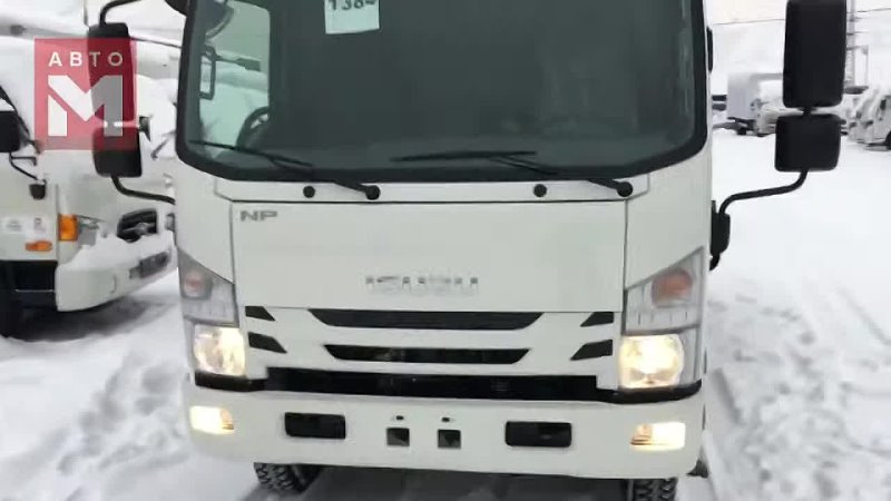 Isuzu NPS75 LH 4 WD 4x4 Самосвал с КМУ HYVA HB80 E2 и Грейфером с пультом ДУ