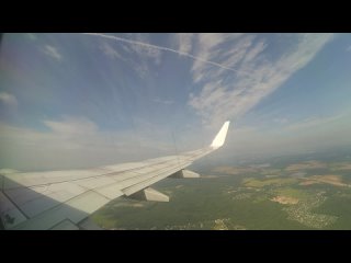 Взлёт и посадка Boeing 737-800 с уходом на второй круг, NordStar, Красноярск-Москва (Домодедово)