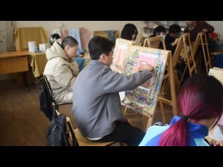 Китайские студенты побывали в гостях у института культуры и искусств КГУ.