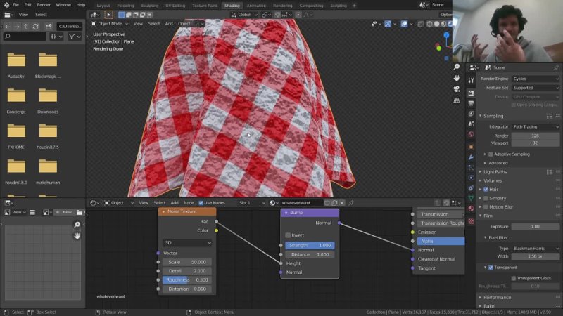 PICNIC CLOTH (with blender.
