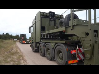 Scania V8 R650 Highline 8x4_4 Heavy Transport Danish Army