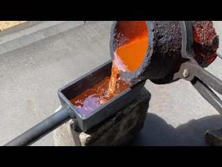 Washing Machine Motor Melt Down - BigStackD Pouring Copper - Trash To Treasure - ASMR Metal Melting