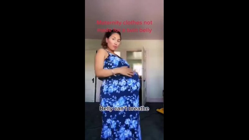 Very Large Pregnant TikTok Belly Twinner 1080p