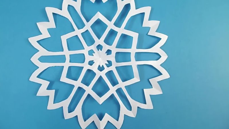 how to make a snowflake out of paper. Make snowflakes out of