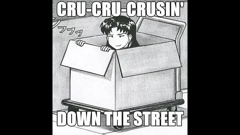 cruisin down the street