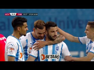 GOOOL! CSU Craiova - Farul 1-0. Roguljic nscrie superb, cu un ut de la marginea careului