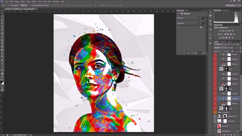 029. Digital Painting Art Photoshop Action Tutorial