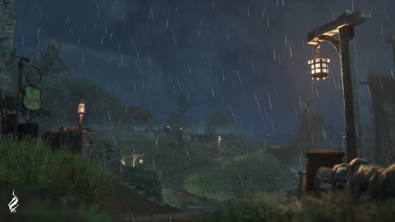 Hogwarts Legacy - A Rainy Spring Night [ASMR]