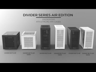 Thermaltake Chassis - Divider Series Air Edition Mid Tower  Micro Cases - Product Look