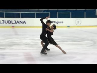 Nguyen Avonley _ Kolesnik Vadym (USA) _ Ice Dance Rhythm Dance _ Ljubljana 2018