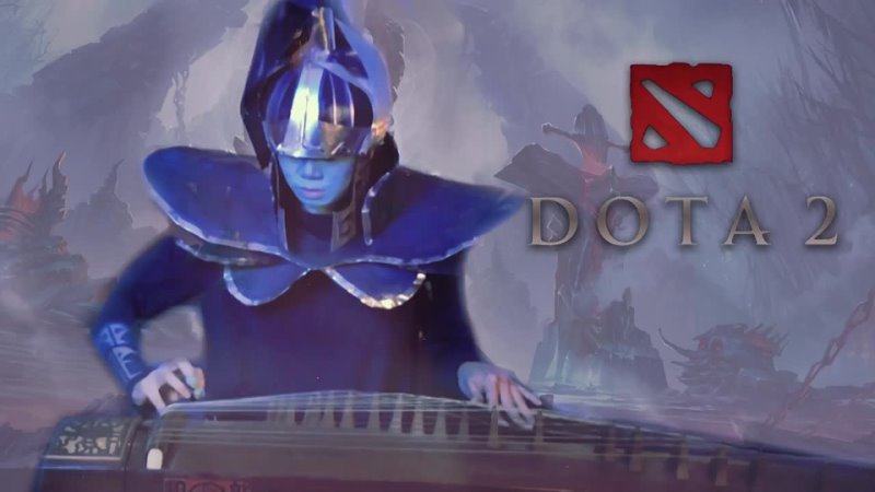 Dota cover on guzheng with my DIY