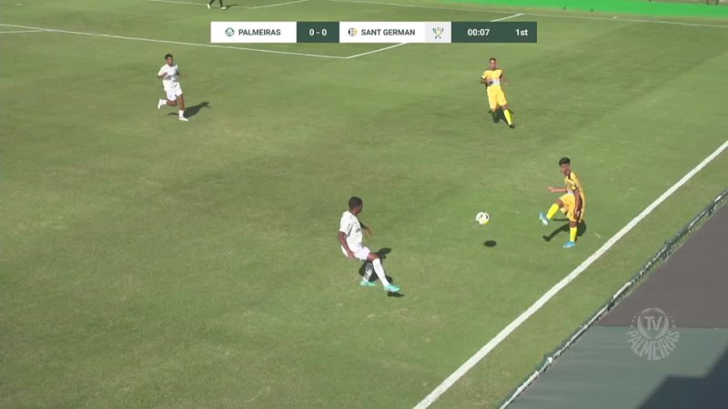 TV Palmeiras, FAM AO VIVO, PALMEIRAS 10 X 1 SANT GERMAN, COPA DO BRASIL SUB 17