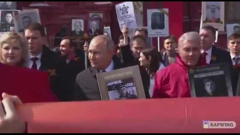 Putin Heads Huge Eternal Regiment Parade In