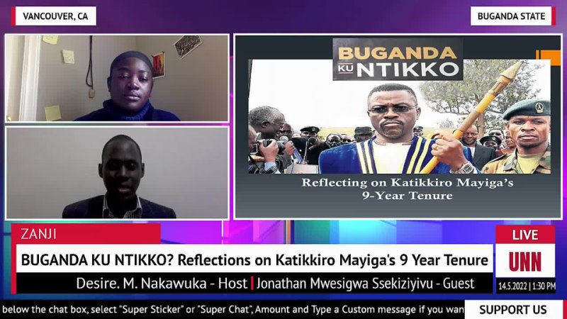 UNN TV | ZANJI | BUGANDA KU NTIKKO? Reflections on Katikkiro Mayiga's 9 Year Tenure | MAY 14, 2022