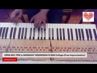 OPEN MIC 7PM to MIDNIGHT WEDNESDAYS 669 College (Free Improvisation)