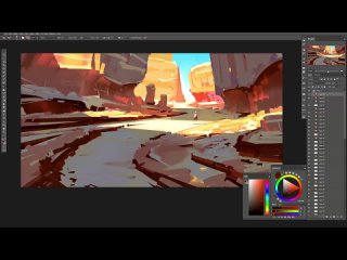 How I Use the Mixer Brush_ Digital Painting Tutorial