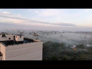 Утренник туман в Смоленске