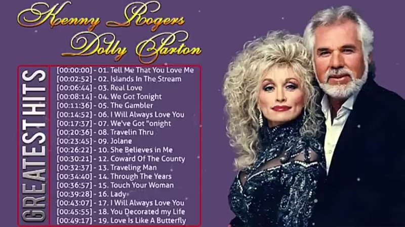 Kenny Rogers Dolly Parton Greatest Hits Full Album Best Country Love