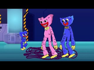 What Does Huggy Baby Eat - Poppy Playtime Chapter 2 - Five Nights at Freddys Security Breach