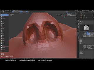 Sculpting for Beginners | How to Sculpt the Nose| Blender 2.8