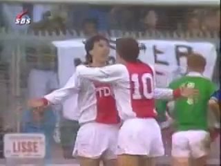 Марко ван Бастен - гол за “Аякс“, 1986 год