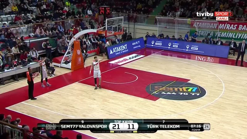 Semt77 Yalovaspor - Türk Telekom  @BasketbolArsivi