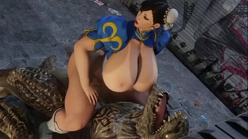 Chun Li reverse cowgirl 3d porno huge boobs