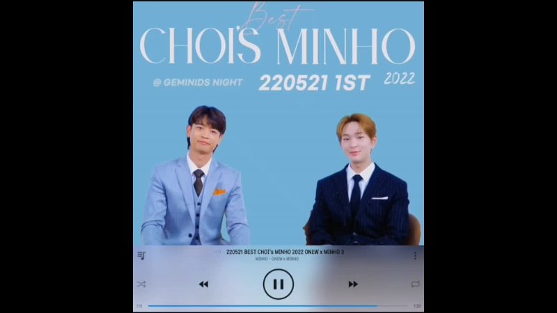 220521 Onew Call Best Choi's Minho 2022 in Japan