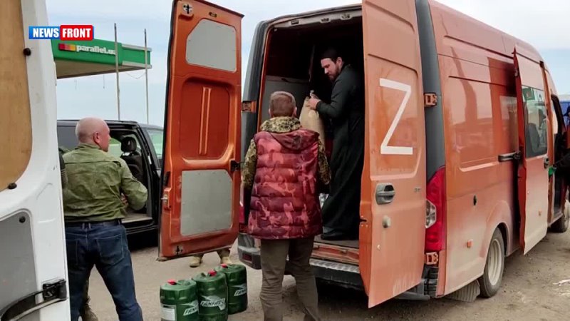 Священники из Крыма доставили гуманитарный груз в Мелитополь