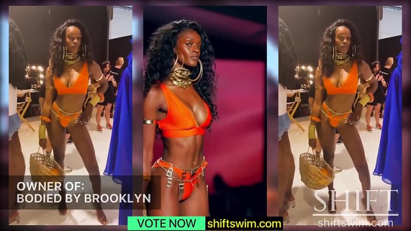 BIKINI SUPERMODEL COMPETITION 4 K ANOUK EMAN VS BROOKLYN MOORE