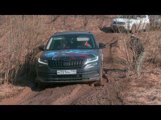 Кто проходимее Skoda KODIAQ, Volkswagen Tiguan или Hyundai Santa Fe, Toyota Land Cruiser Prado и др. (4K, 14.03.2020, ч. 1)