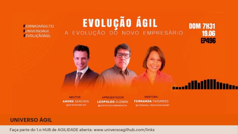 #JornadaAgil731 E496 #EvoluçãoAgil #A Evolução do novo empresário