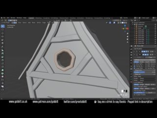 Low poly Stylized Cottage - Details - Pt.3