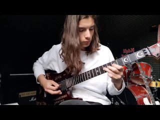 Mеneskin - Supermodel - guitar cover lead  rhythm - Mateusz Baprowski